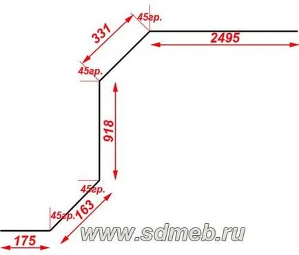 Cornișă MDF pentru bucătăria corespunzătoare - soluția perfectă - se face mobila