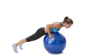 Набор от упражнения за отслабване с топка за фитнес плюс видео
