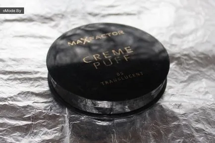Compact Powder Max Factor puf de crema №05 translucide - colectare machiaj și comentarii cu privire la produsele cosmetice