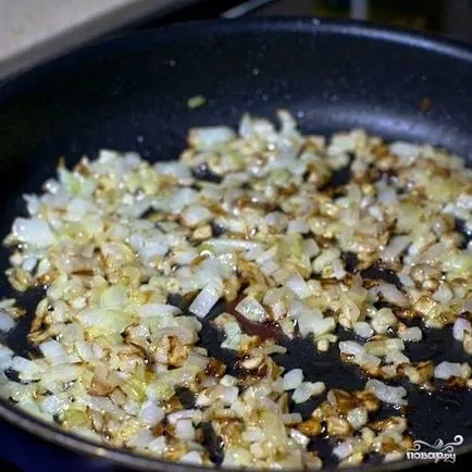 Szelet töltött gomba - lépésről lépésre recept fotók