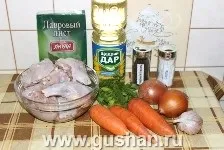 Заек задушен със зеленчуци, подготовка лесно и вкусно