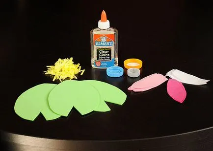 Лилии на салфетки занаяти от цветна хартия занаяти с деца