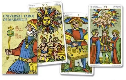 Marsilia galerie de tarot, valoarea cărților, clasificări ca interpretare ghicitul