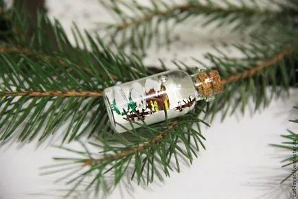 Stăpânește glob in miniatura zăpadă sau borcan cu zăpadă de Crăciun - Masters Fair - Mână