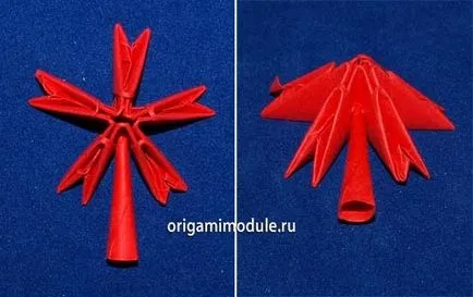 Moduláris origami karácsonyfa
