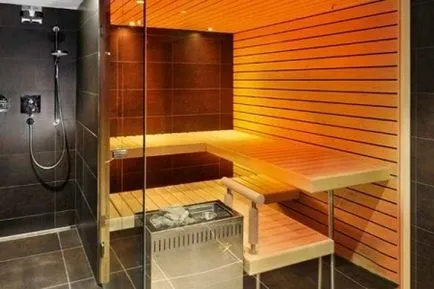 Mini-sauna pentru electric apartament, portabil, modul de a face propriile lor mâini