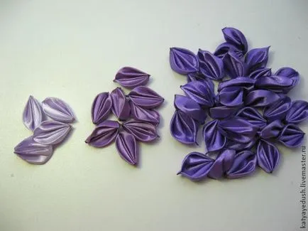 Марк цвете от тъканното инженерство kanzashi - Справедливи Masters - ръчна изработка, ръчно изработени