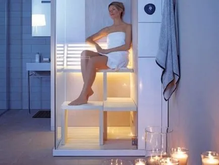 Mini-sauna pentru electric apartament, portabil, modul de a face propriile lor mâini