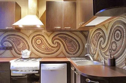 Mozaic pentru bucătărie - proiectare, avantaje, dezavantaje casa Posh