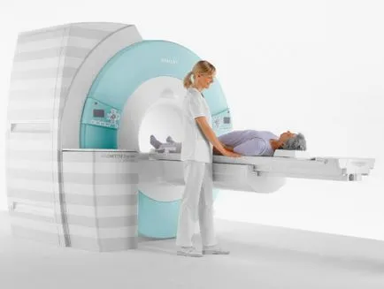 MRI a retroperitoneum, amely bemutatja a felkészülés az eljárás