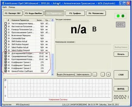 Serviciul Easytronic MTA, opelscanner