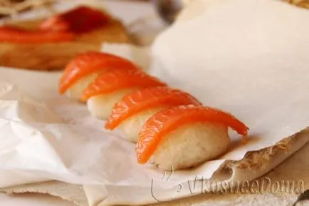Nigiri - reteta sushi la reteta acasă cu o fotografie