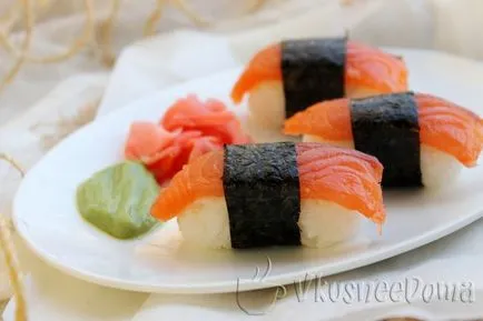 Нигири - суши рецепта у дома рецепта със снимка