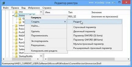 Kikapcsolása a varázsa bár panel Windows 8