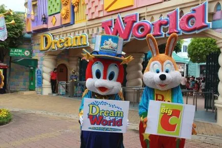 Park lume de vis în Bangkok, Disneyland în Bangkok, fotografii Park Dream World