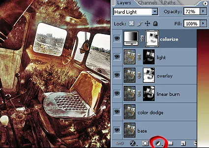 Photoshop utánzás HDR hatást - a munka 2d grafika szerkesztők - edzés - Cikk