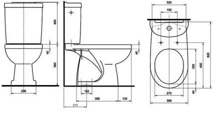 Vas WC cu instrucțiuni video de instalare de scurgere verticală cu mâinile lor, caracteristicile de instalare,