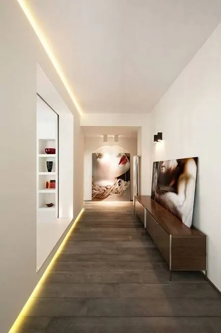 Egyedi LED fény a design a falak, a ház lenyűgöző példái