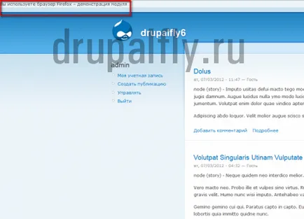 Az írás egy egyéni modult drupal 7