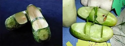 Crafts zöldségekből óvodába kezét utasításokat, hogyan kézműves cukkini és