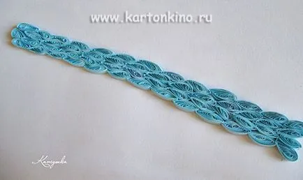 Cadou coș în tehnici de Quilling