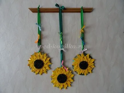 Sunflowers din aluat de sare 1