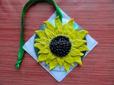 Sunflowers din aluat de sare 1