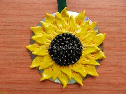 Sunflowers din aluat de sare 1