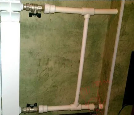 Csatlakozó a fűtés radiátor, jó természetű vízvezetékszerelő