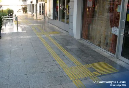 Condiții de instalare de placi tactile