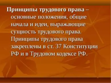 Представяне - обект, метод и система на трудовото право