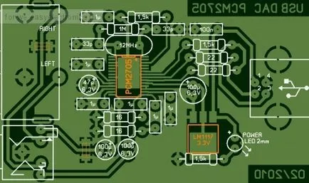 Обикновено аудио ЦАП с връзка за USB (звукова карта)