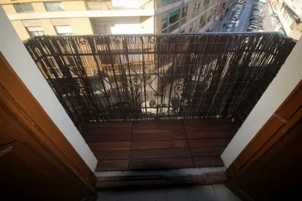 Cea mai simplă și mai rapidă cale de a transforma un mic balcon, umkra