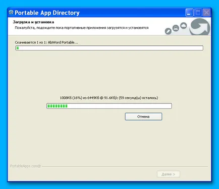 Program PortableApps programok elindítását a flash meghajtó