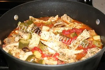 Ratatouille csirke recept lépésről lépésre