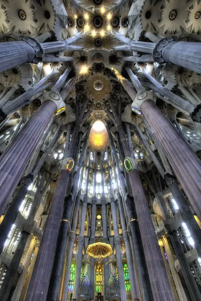 Sagrada Familia - храма на Саграда Фамилия в Барселона