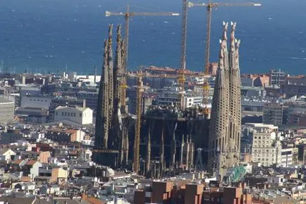 Sagrada Familia - a templom a Sagrada Familia Barcelonában