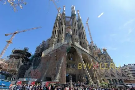 Sagrada Familia din Barcelona, ​​Sagrada Familia, Antoni Gaudi Catedrala foto