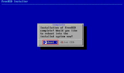 FreeBSD telepítéséhez és GUI usb stick, lyapidov