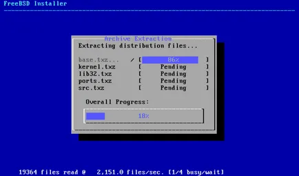 FreeBSD telepítéséhez és GUI usb stick, lyapidov