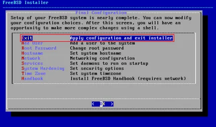 FreeBSD telepítéséhez és GUI usb stick, lyapidov