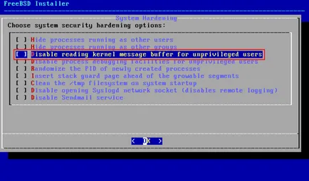 FreeBSD telepítéséhez és GUI usb stick, lyapidov