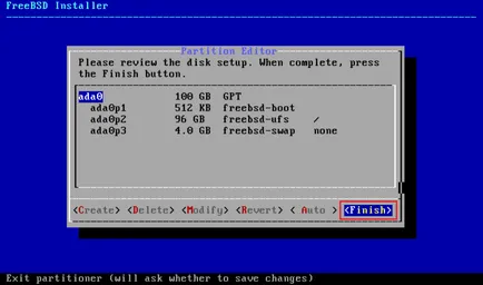 FreeBSD telepítéséhez és GUI usb stick, lyapidov