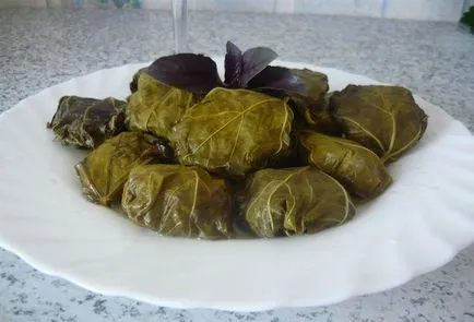 Cum de a găti Dolma frunze de struguri