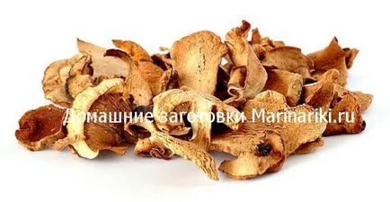 Методи за сушене на зимата chantarelle