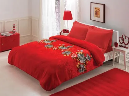 Спални в червено