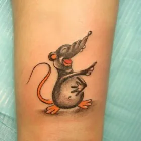 mouse-ul Tattoo, șobolan, sensul - sensul unui simbol pentru fete si baieti