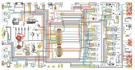 Elektromos áramkör egy VAZ-2106 - kézi javítás