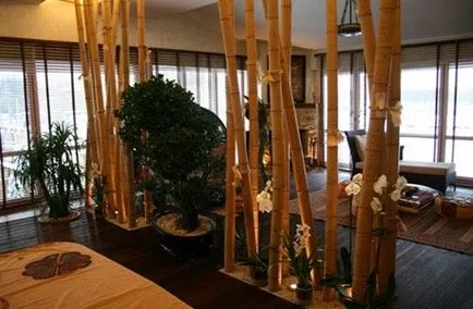 Лампи, изработени от бамбук правят с ръцете си