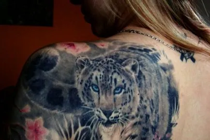 Леопард татуировка - което означава, снимки - студио за татуировки казарми